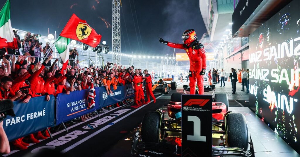 Carlos Sainz first non-Red Bull win of 2024