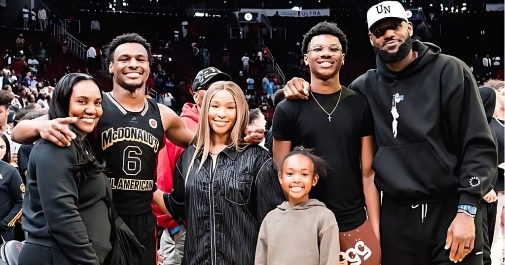 Bronny James Family