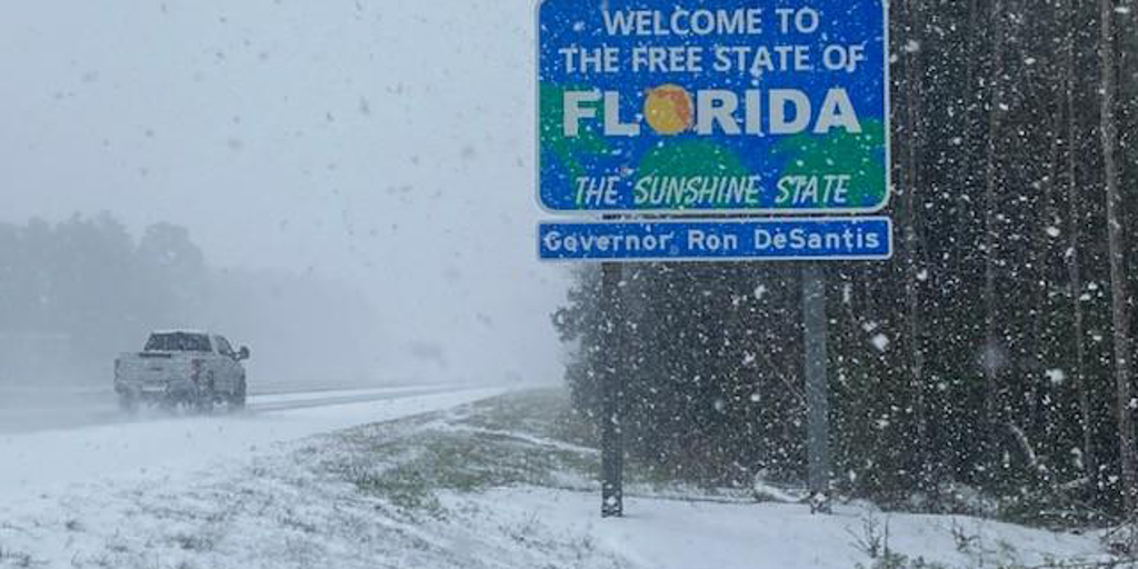 Blizzard blasts South paralyzing communities from Texas to Florida to Carolinas