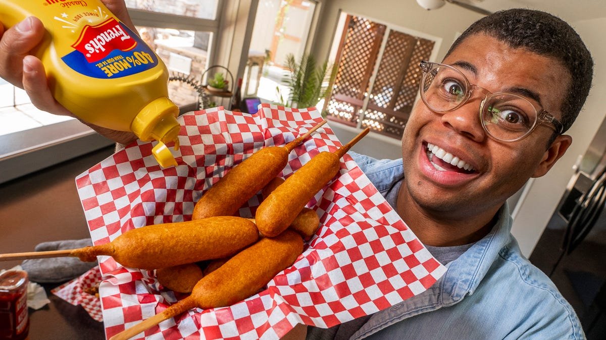 How to make a delicious chili cheese corn dog