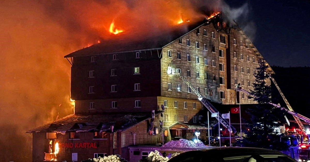 Turkish authorities arrest nine over ski resort hotel fire that killed 76