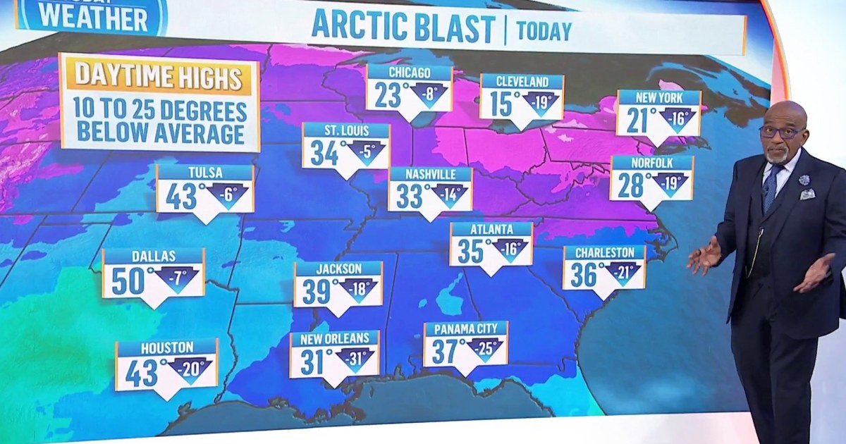 TODAY's Al Roker tracks the forecast