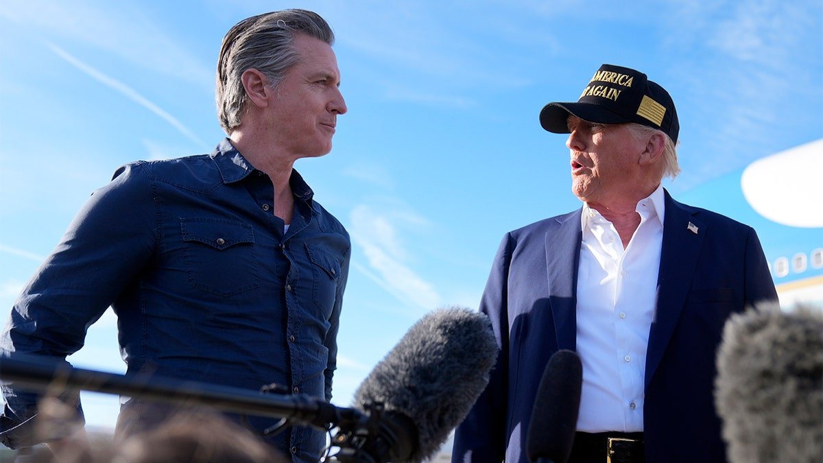 President Donald Trump meets with California Governor, Gavin Newsom where he will discuss forest fire