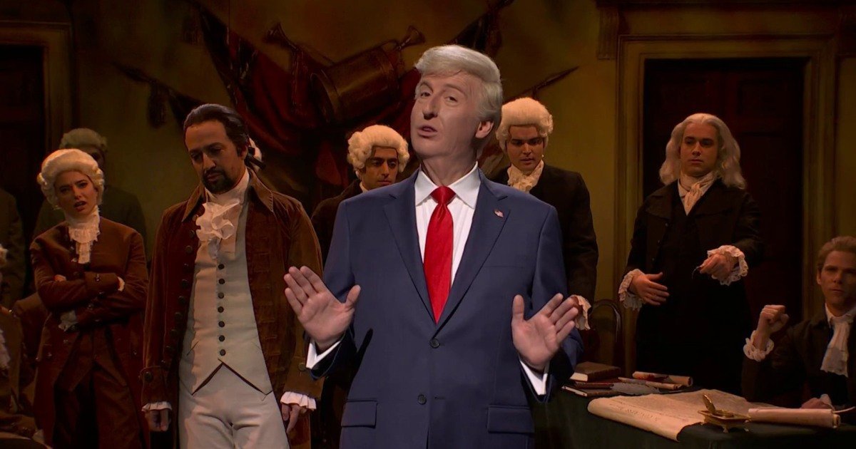 Lin Manuel Miranda reprises 'Hamilton' role to join Trump during 'SNL' cold open