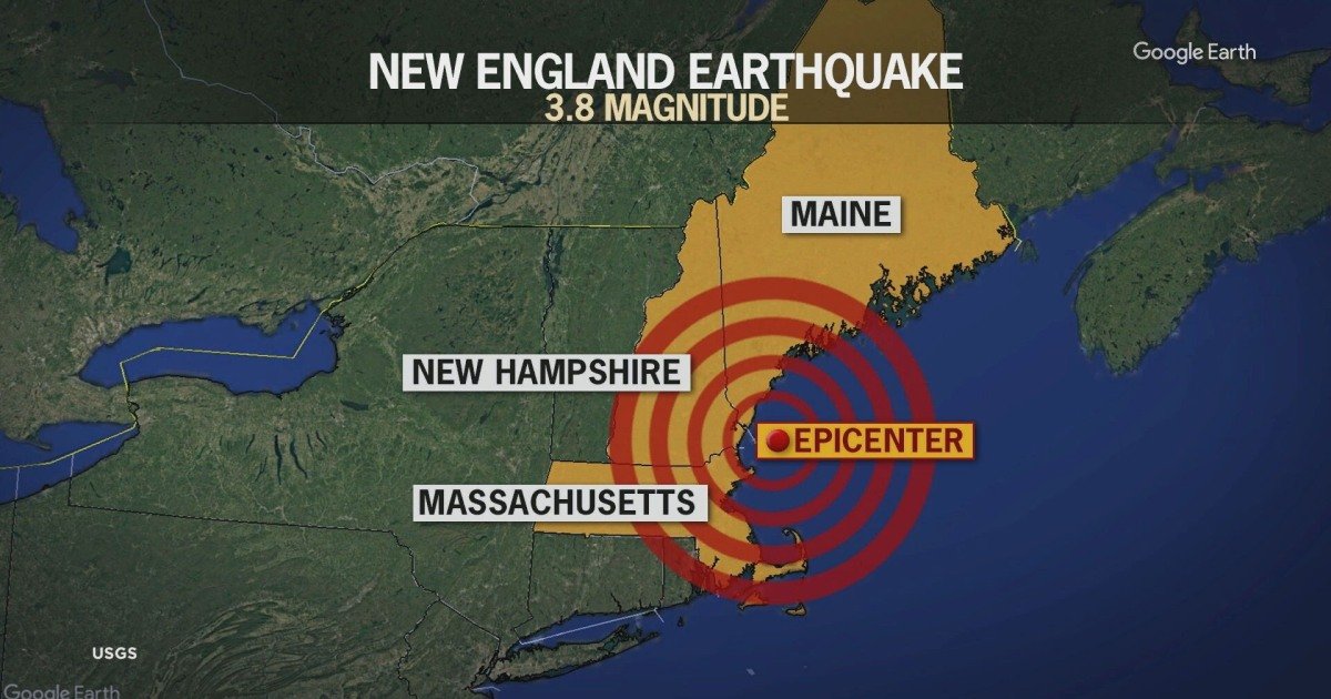 3.8 magnitude earthquake rattles New England