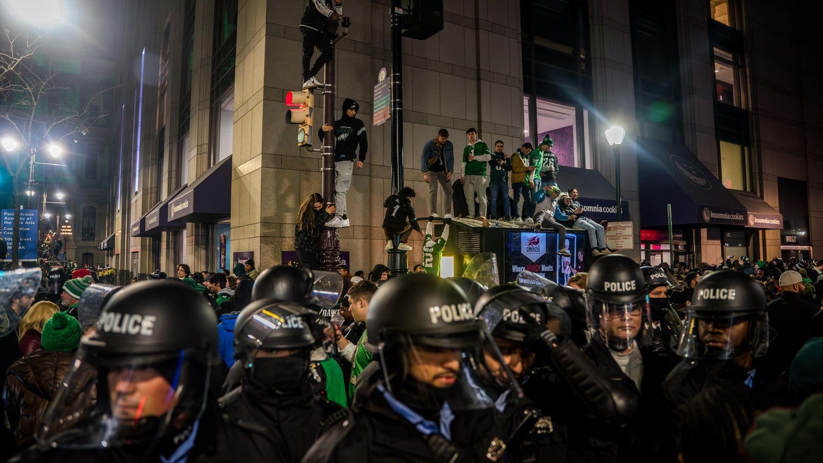 3 Injured In Philadelphia After Car Slams Into Crowd Celebrating Eagles NFC Championship Win