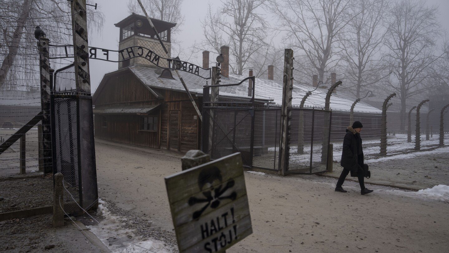 AP Photos: Silence pervades Auschwitz on the eve of the 80th anniversary of the camp's liberation