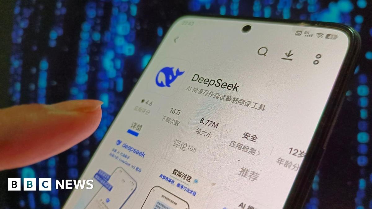 DeepSeek Chinese AI chatbot sparks market turmoil for rivals