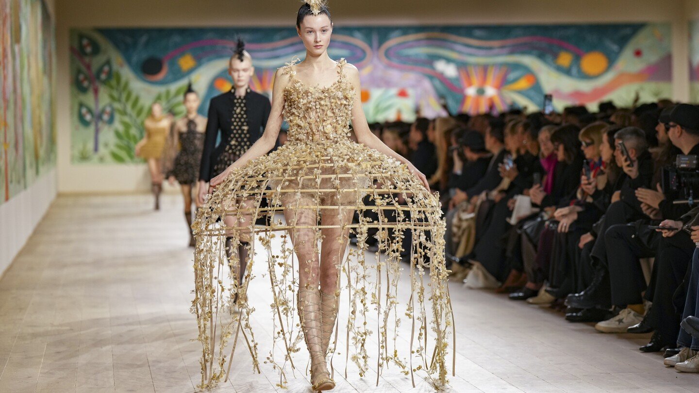 Dior haute couture show in Paris is a masterful dance through time