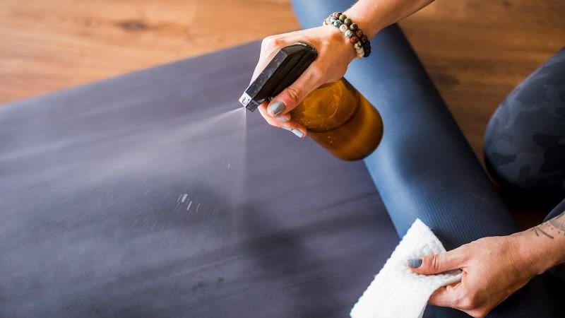 How often do you need to clean your exercise mat? Experts weigh in