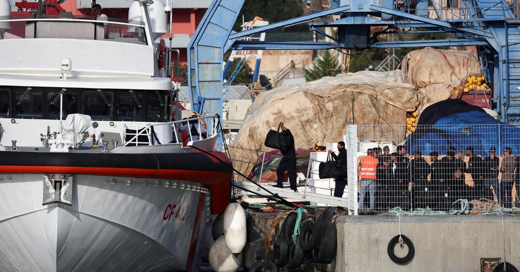 Italy Begins Shipping Migrants to Albania, Reviving Stalled Program