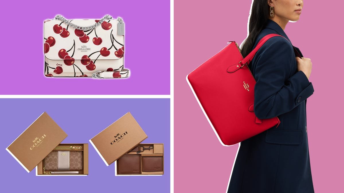 Save 75% on Coach accessories for Valentine's Day