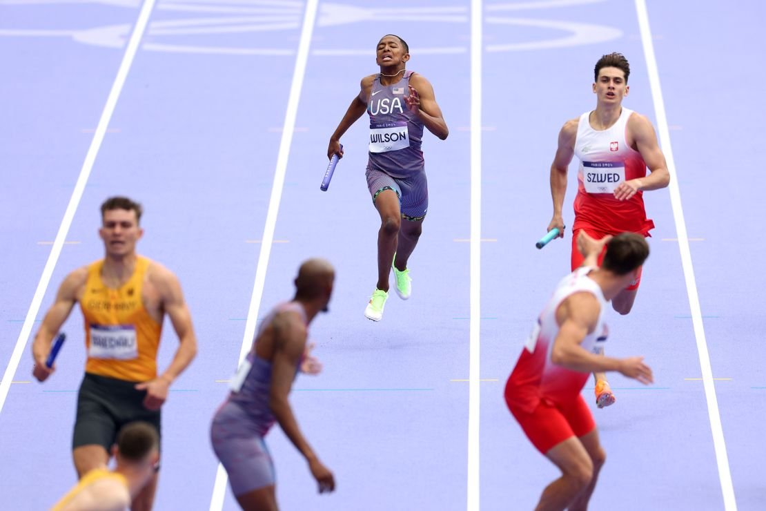 Wilson is preparing to hand over sticks at the Paris Olympics.