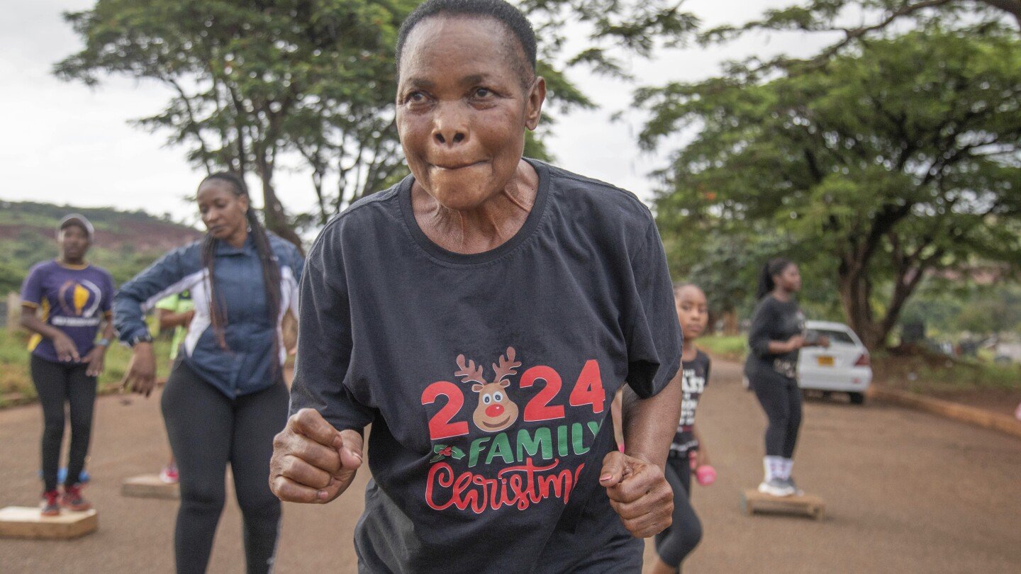 A fitness club in a Zimbabwe cemetery aims to outpace death one step at a time