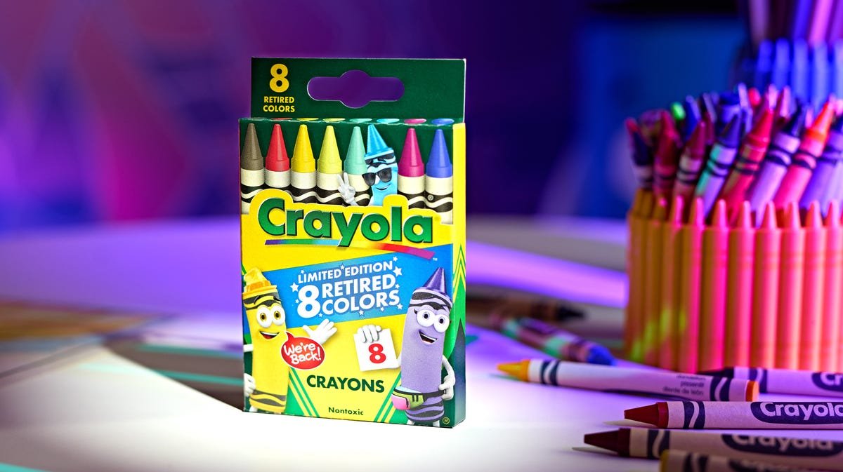 Crayola bringing back 8 retired crayon colors, including Dandelion