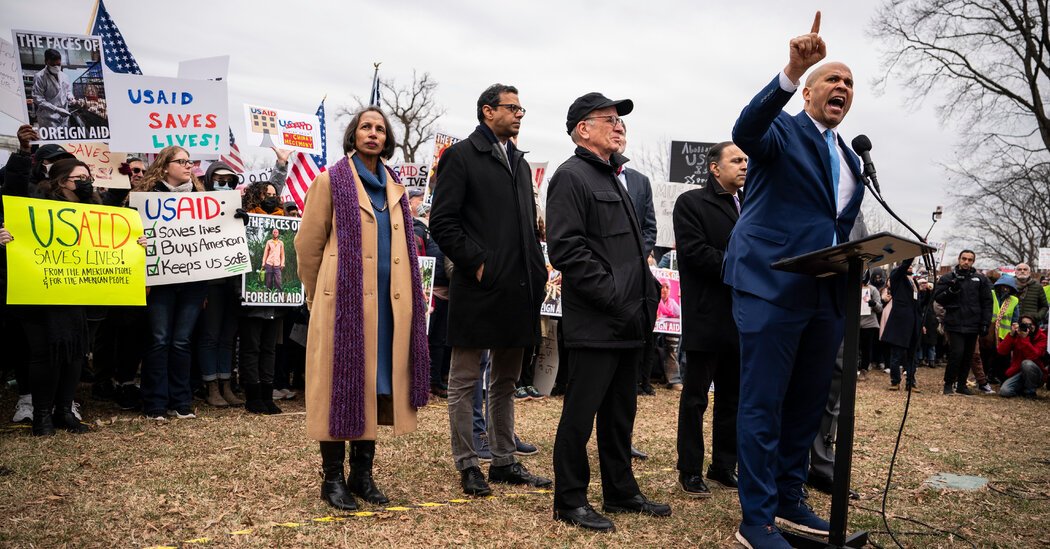 Democrats Hint at Government Shutdown to Stop Trump’s Axing at Federal Agencies