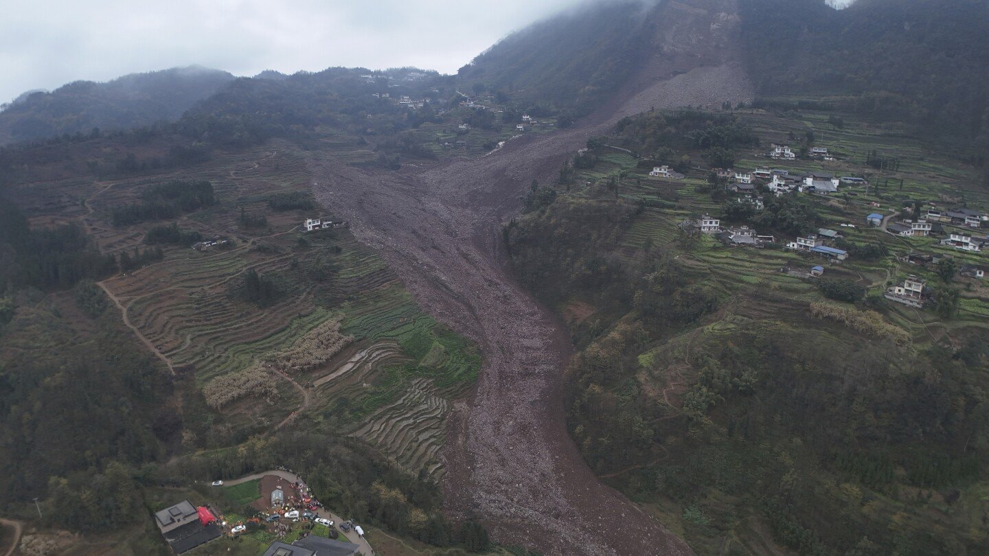 Rescuers hunt for 28 people still missing after a landslide in southwest China; 1 body recovered