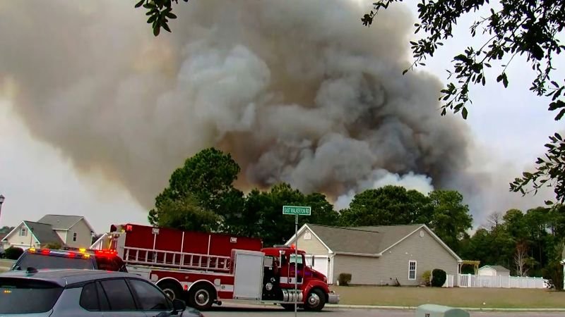 South Carolina fire cause: Authorities traced this Myrtle Beach wildfire to a woman’s backyard