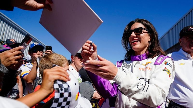 Katherine Legge becomes first woman to race in NASCAR Cup Series since 2018