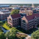 UND School of Law, aerial photo