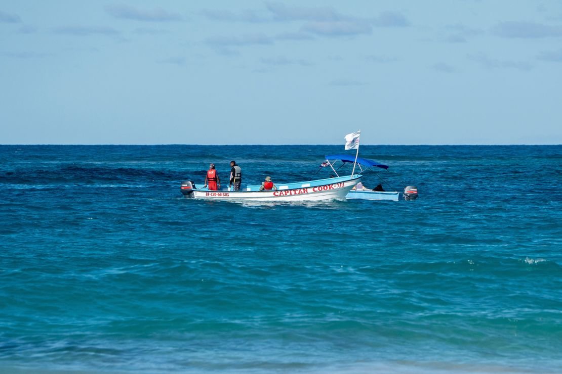 Civil Defense Boats Looking For Missing on a beach in Punta Cana, a Dominican Republic, on Monday, a university student from the United States looks for Sudsaksha Konki.