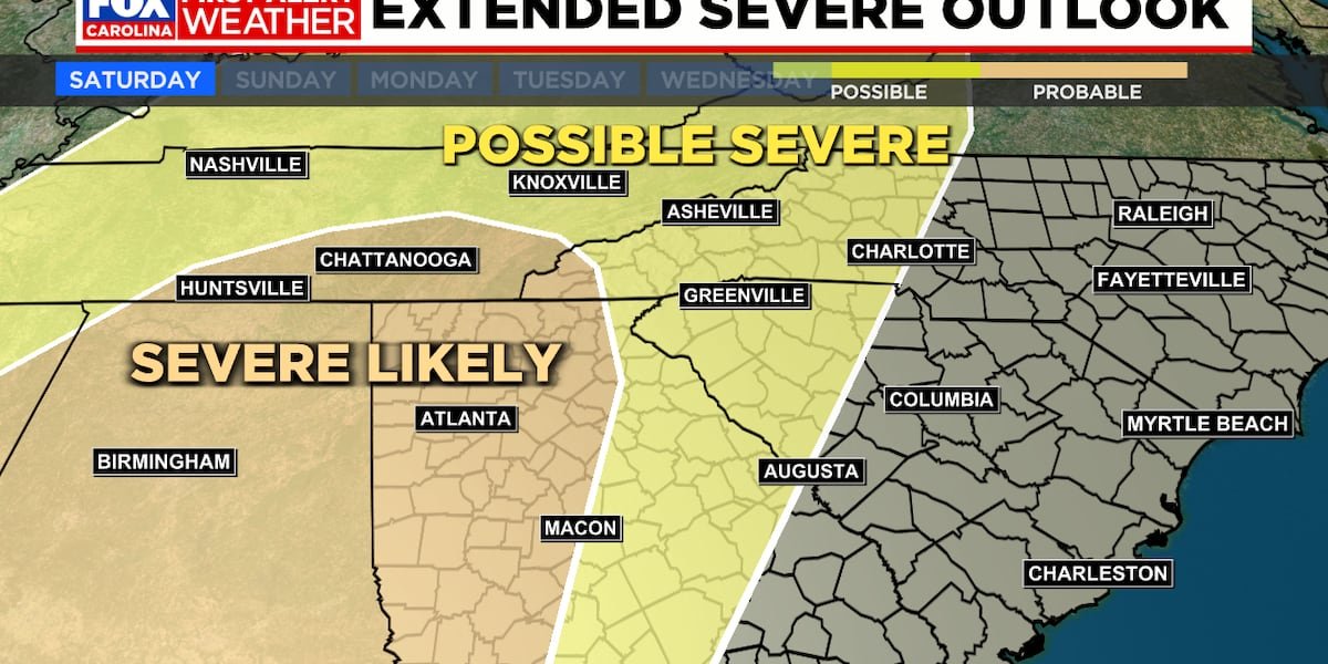 Severe weather could impact spring break travel