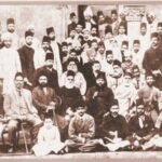 A group photograph of important Muslim leaders who had gathered in Delhi in 1904 to discuss various social and political affairs concerning the Muslims of India.