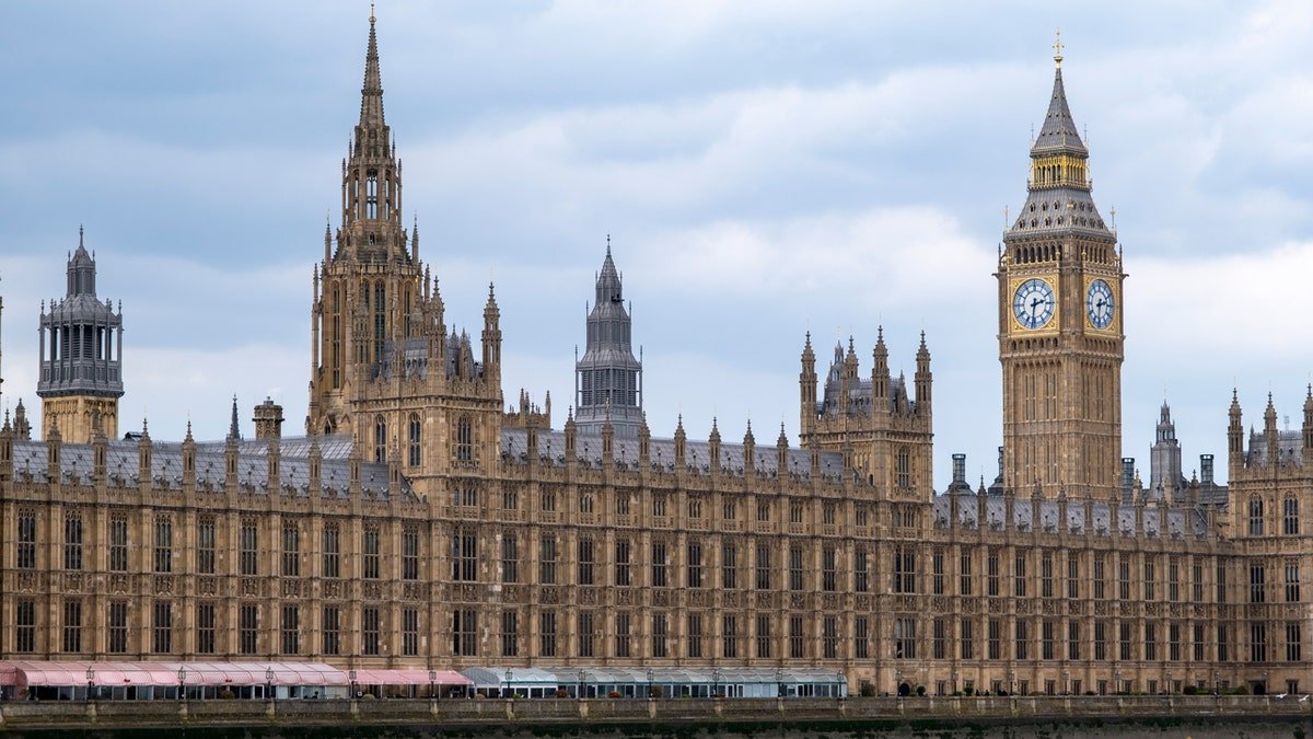 Look at the Westminster and Clock Tower AK Big Bean's palace, Parliament, on June 12, 2024 in the UK, the UK.