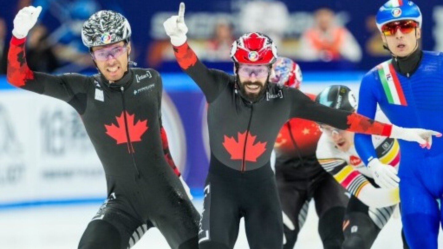 Canada dominates World Short Track Speed Skating Championships