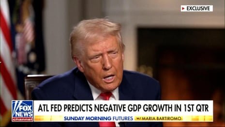 'I hate to predict things': Trump eliminates us the fear of recession between trade prices - video