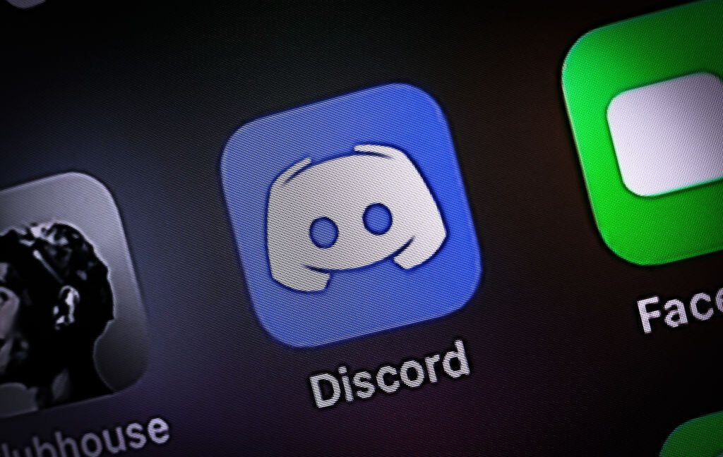 The Discord app is seen on an iPhone in this photo illustration in Warsaw, Poland on April 3, 2021.