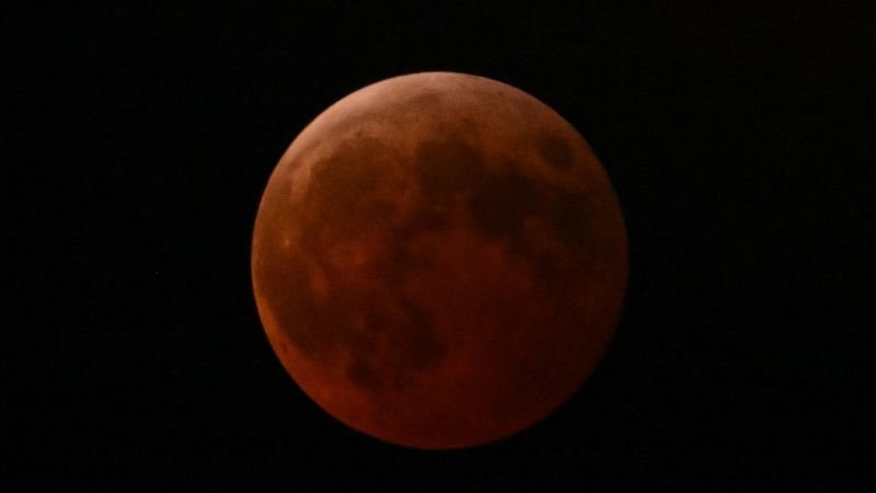 In pictures: March blood moon lights up the sky