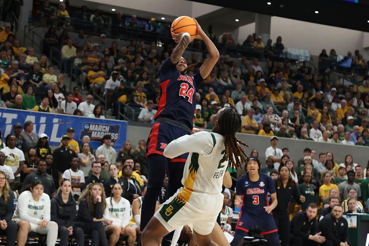 March Madness 2025: Ole Miss holds on for thrilling upset over Baylor in front of Bears' home crowd