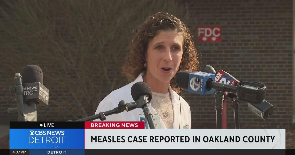 Michigan health officials report first case of measles in 2025