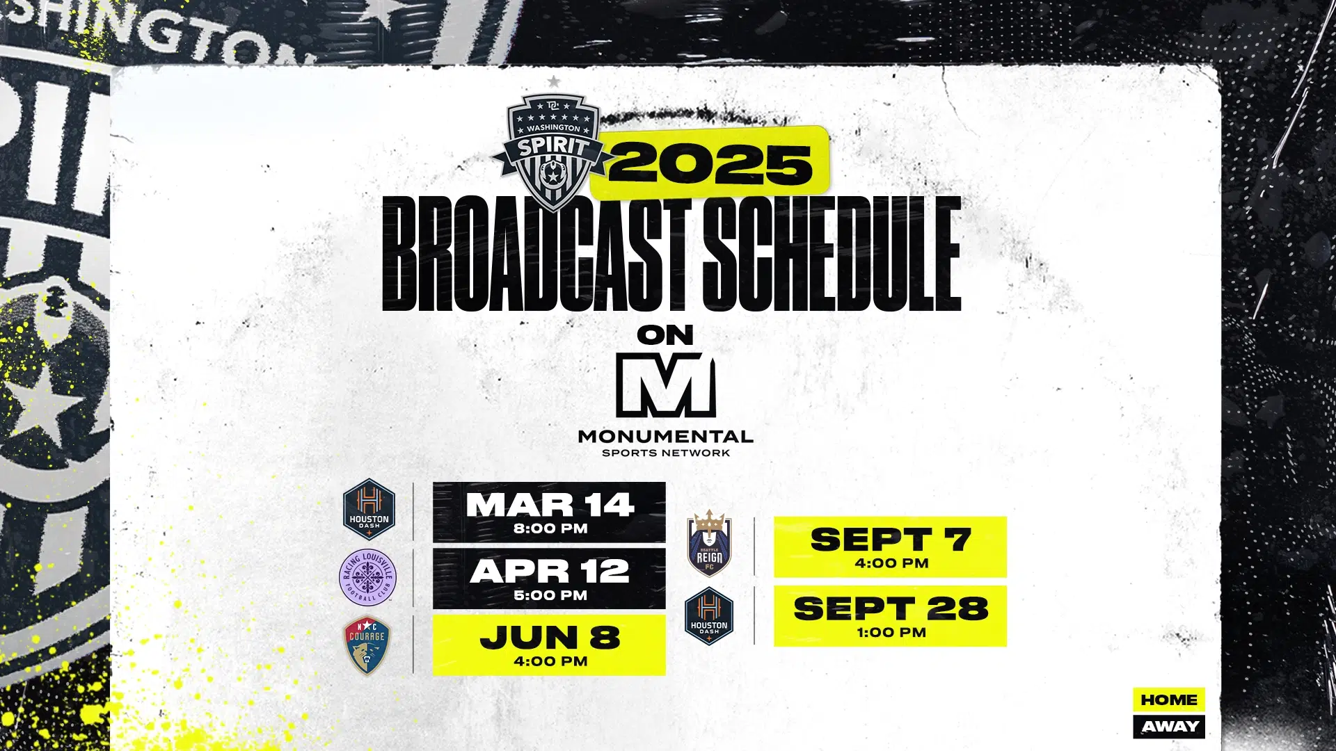 Monumental Sports Network to Produce and Broadcast Five Washington Spirit Matches and Postgame Shows during 2025 Season Featured Image