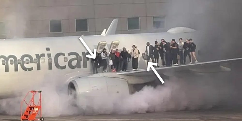 Passengers on Burning American Jet Broke an Important Safety Rule