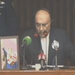 President Zardari addresses joint session of parliament amid noisy opposition protests - Pakistan