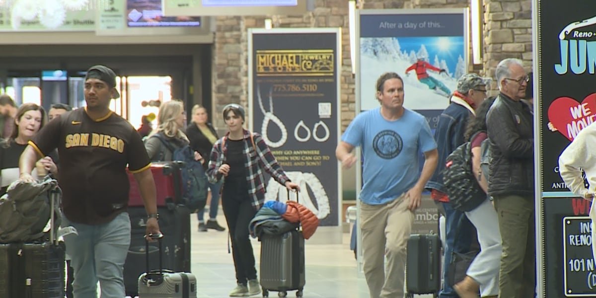 RNO expecting 16,000 travelers on peak travel days during Spring Break