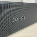 Sonos logo on speaker