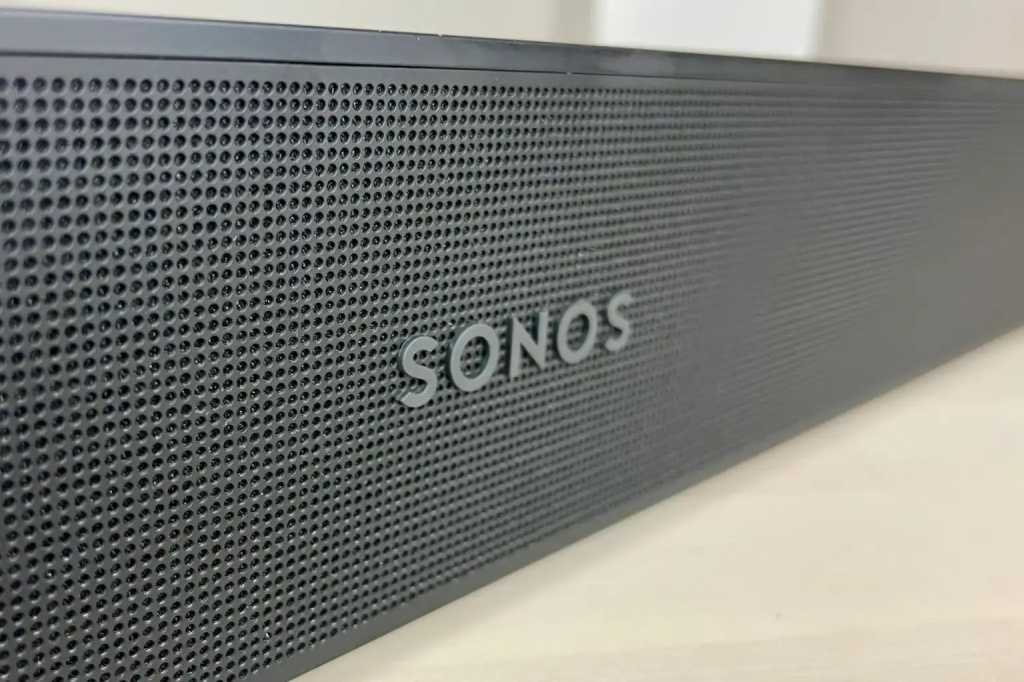 Sonos logo on speaker