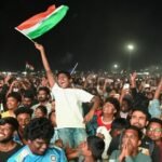 Street celebrations after India win Champions Trophy final