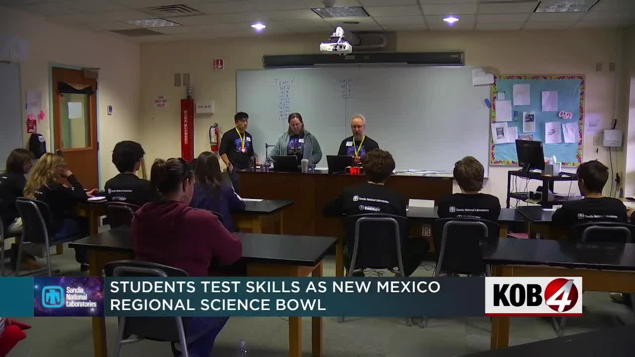 Students test skills at New Mexico Regional Science Bowl