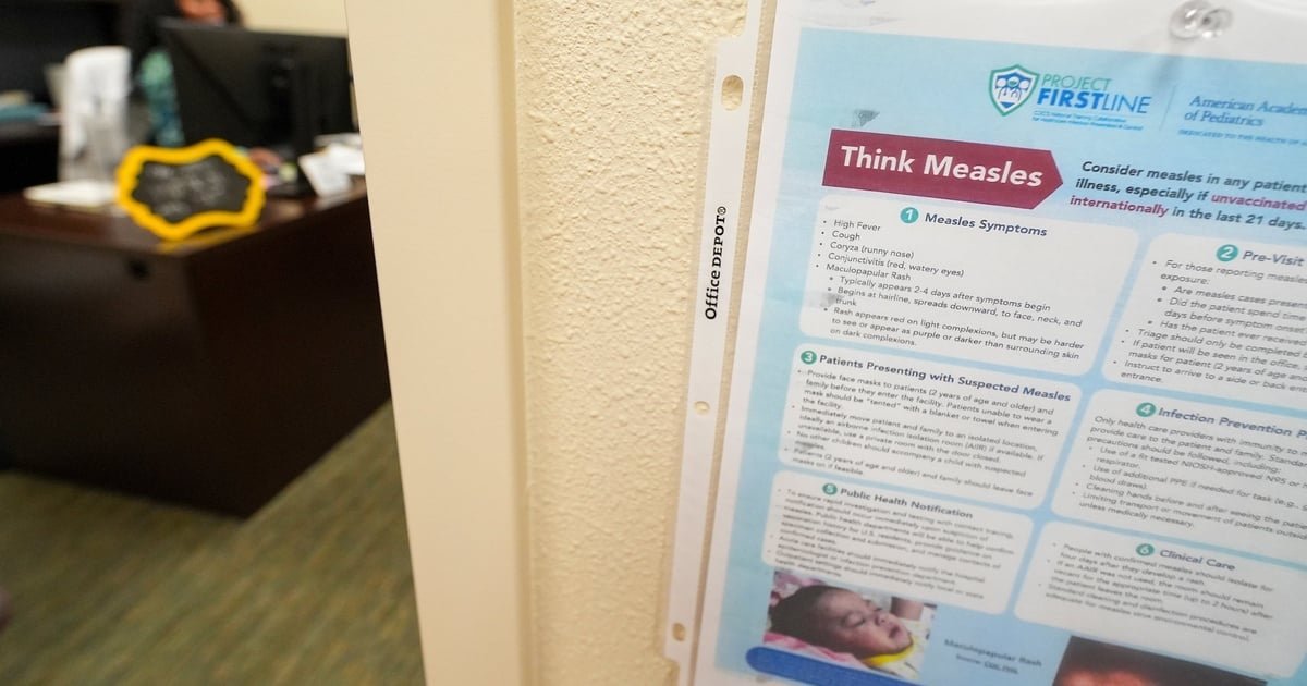 Texas is poised to make measles a national epidemic