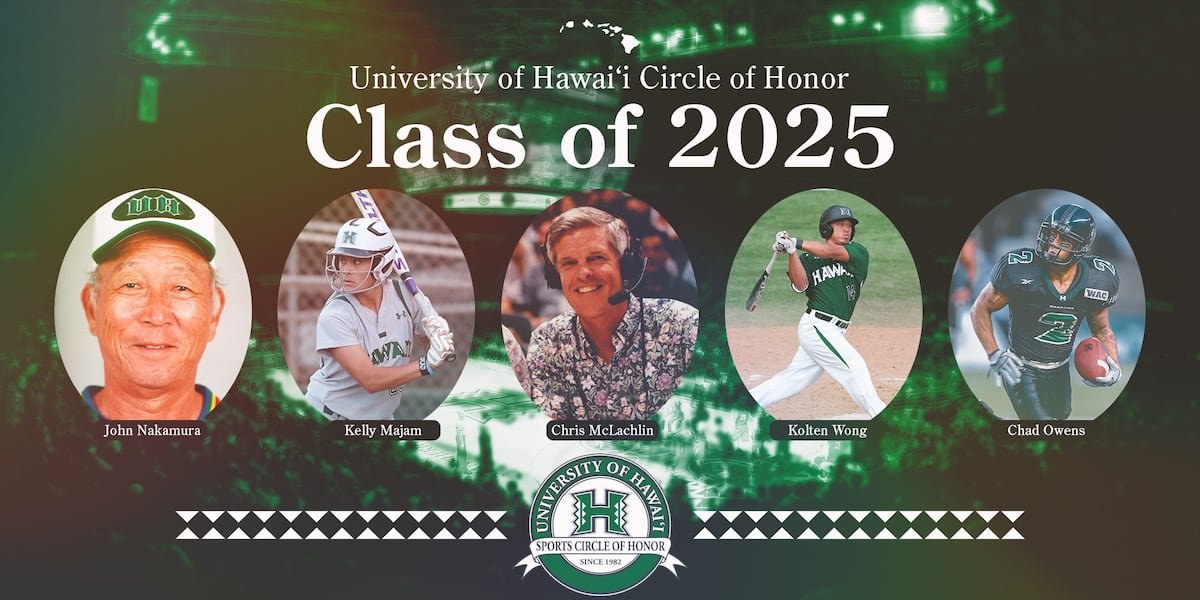 UH unveils full 2025 Sports Circle of Honor class